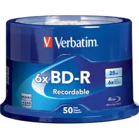 Verbatim Americas Verbatim BD-R 25GB 16X with Branded SURFACE-50PK Spindle, image 3