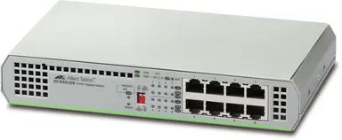 Allied Telesis 8-Port 10/100/1000T Unmanaged Switch with Internal Psu