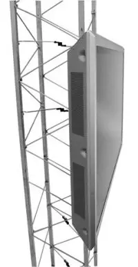 Chief Manufacturing Flat Panel Fixed Truss & Pole Mount - Black