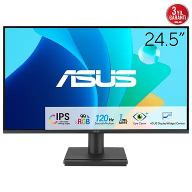 ASUS computer monitor 62.2 cm (24.5") 1920 x 1080 pixels Full HD LCD Black, image 3