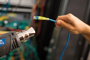 Brother International Corporat 1.2IN X4.9FT(30.5MM X1.5M) 3:1 Heat Shrink Tube Blk ON Yellow DIA: 0.24IN-0.7, image 3