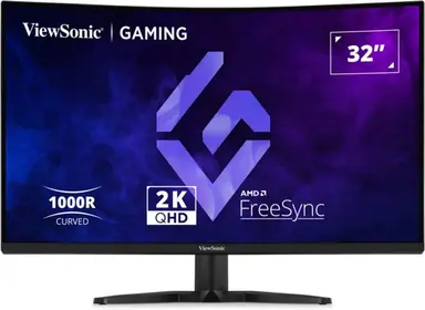ViewSonic 32 in Curved 1440P 1MS 180HZ Gaming Monitor with Freesync, image 3