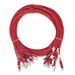 Intellinet CAT8.1 U/FTP Slim Network Patch Cable, 1.5 FT., Red, 10-Pack, image 4