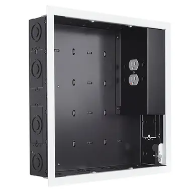 Chief Manufacturing Legrand-Chief In-Wall Storage Box with 2 Receptacle Filter & Surge