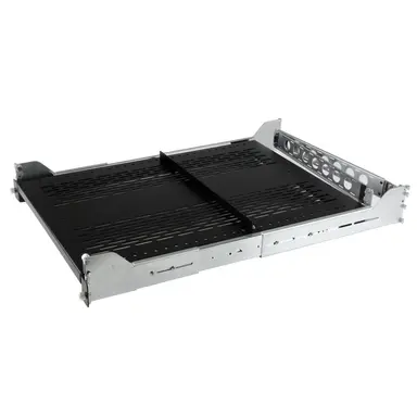 Add a Vented Sliding Shelf with Integrated Cable Management into Virtually Any