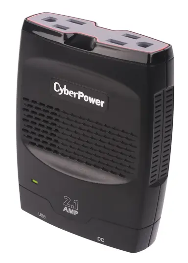 CyberPower Systems (USA) (2)5-15R Mobile Auto Plug 2.1A USB Charger 2-Year Wty, image 7