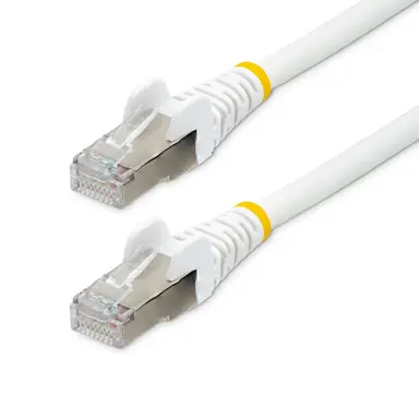 StarTech.com 12 ft Cat6a Ethernet Cable - White - Low Smoke Zero Halogen (LSZH) - 10GBE 500MHz, image 4
