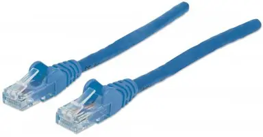 Intellinet RJ-45 Male / RJ-45 Male, 0.6 M (2 FT.). Gold-Plated Contacts for Best Connection