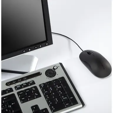 Targus Mouse - Optical - Buttons Qty: 3 - Wired - USB - Black - Work with Effortless, image 6