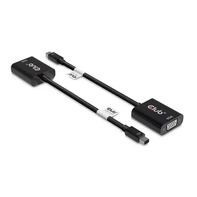 Club 3D B.V Mini Display Port 1.1A Male to VGA Female Active Adapter Black, image 7