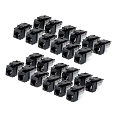 StarTech.com 24-Pack of CAT6/CAT5E RJ45 UTP Keystone Jacks Is Ideal for in-Wall Cable Drops/W, image 2