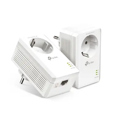 Omada Networks by TP Link AV1000 Gigabit Pass-Through Powerline Starter Kit, image 4