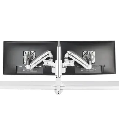 Chief Manufacturing KX Clmn Desk Mnt Dual 2L Arms Wht, image 4