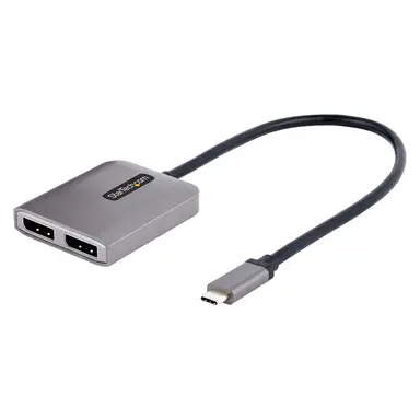 StarTech.com USB-C to Dual-Displayport Multi-Monitor Adapter for 2X 5K 60HZ Displays; Discret