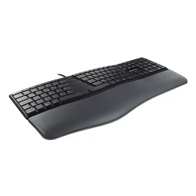Cherry Americas Keyboard, Ergonomic, Black, image 8
