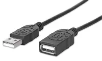 Manhattan - Strategic System Cables - USB 2.0 a Left Connector - Male Left Gender - USB 2.0 a Right, image 3