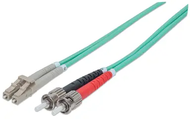 Intellinet 10M 33 ft ST/LC Multi Mode Fiber Cable