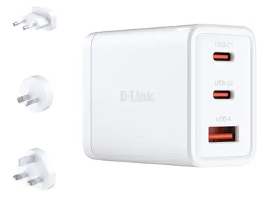D-Link Systems 65W Gan Charger - Three USB-C/USB-A PORTS: Features USB-C X 2 And Usb-A X 1 to C, image 4