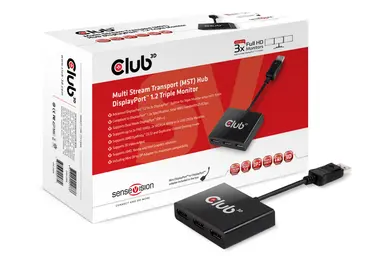 Club 3D B.V This Mst Hub Splits The Signal to 3 Independent DP 1.2 Displays Includes DP to, image 6