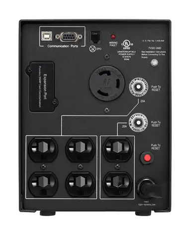 CyberPower Systems (USA) Pure Sinewave LCD Avr 5-20P Plug 7 Out (6) 5-20R (1) L5-30R 30A Tower 3-Year, image 7