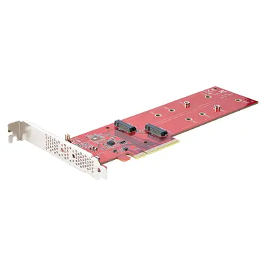 StarTech.com Dual M.2 PCIe SSD Adapter, NVMe / Ahci, image 2