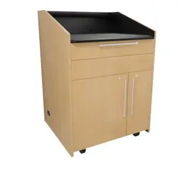 Middle Atlantic L5 Series Preconfigured Lectern 33 Inch W X 31 Inch D X 39 Inch H
