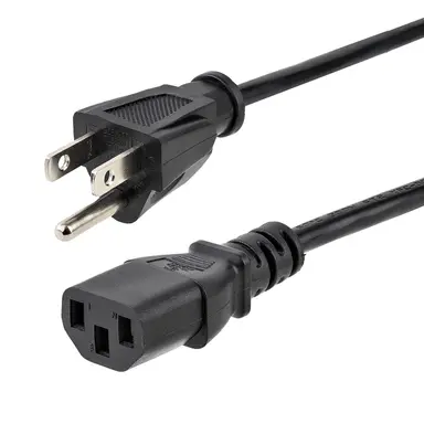 StarTech.com 10 ft (3M) 18AWG Flexible Computer Power Cord W/ NEMA 5-15P and IEC 60320 C13