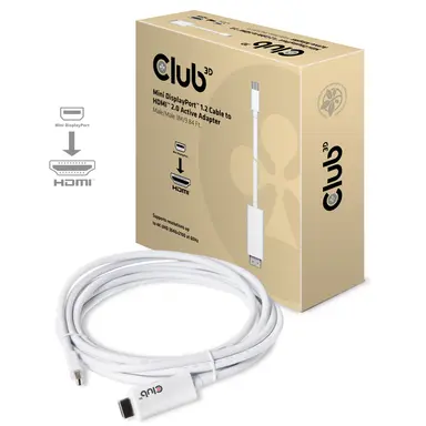 Club 3D B.V Mini Display Port 1.2 Cable Male to HDMI, image 6