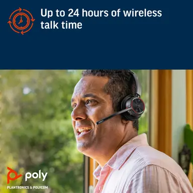 HP Sbuy Poly Voyager 4320 Microsoft Teams Certified USB-a Headset +BT700 Dongle, image 6