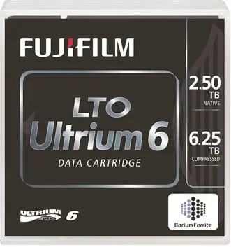 Fujifilm Data Storage Fujifilm LTO Ultrium 6 Data Cartridge with Case, 2.5/6.25TB Capacity. Vendor Dro
