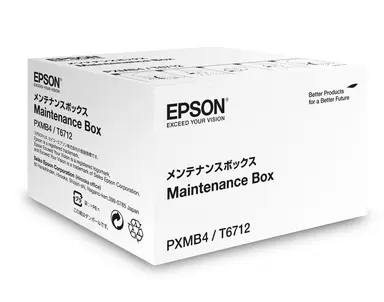 Epson Print The T6712 Ink Maintenance Box Stores Ink That Gets Flushed from the System Durin