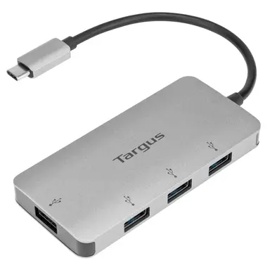 Targus - USB-C to 4-Port USB-a Hub - Windows and Macos, Chromebook Comp