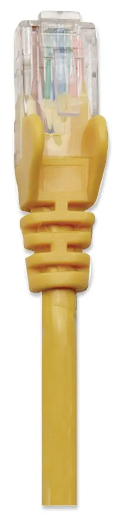 Intellinet 5 FT Yellow Cat5e Snagless Patch Cable, image 7