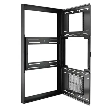 Chief Manufacturing Impact On-Wall Kiosk with Protective Glass - Portrait 65 Inch White, image 7