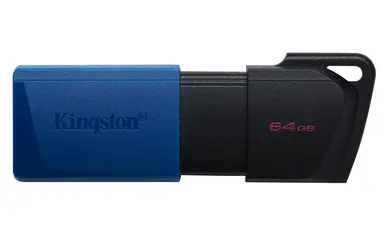 Kingston 64GB USB3.2 Gen 1 Datatraveler Exodia M (Black + Blue)