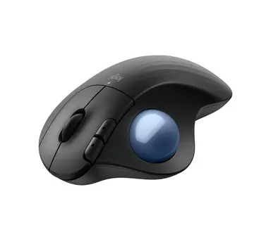 Logitech Ergo M575S Wireless Trackball - BLACK+BLUE Ball, image 8