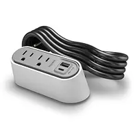 Middle Atlantic Desktop Pwr Ctr 2 OL USB A/C WH, image 3