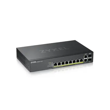 Zyxel Communications 8 Port Managed Gigabit POE+ Switch + 1YR Nebula Pro 180W Power Bud