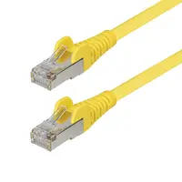 StarTech.com 1 ft Yellow Cat6a Ethernet Cable, Snagless RJ45, 10G, 100W PoE, S/FTP, LSZH, 27AW, image 3