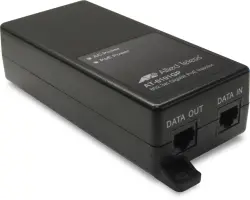 Allied Telesis Single Port PoE+ Injector (Gigabit Ethernet)
