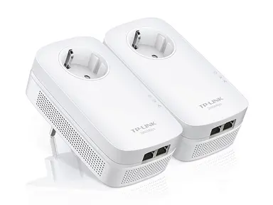 Omada Networks by TP Link AV2000 2-Port Gigabit Passthrough Powerline Starterkit, 2000MBPSPOWERLINEDATARATE
