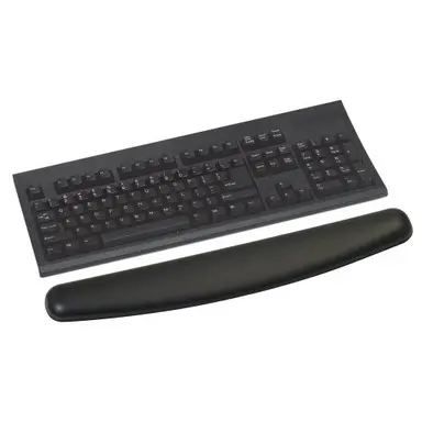 3M Display Materials and Syste 3M Gel Wrist Rest with Antimicrobial Product Protect, 25PERCENT Recycle