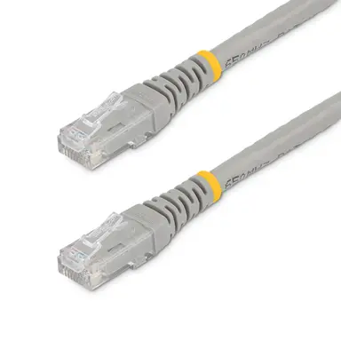 StarTech.com 15 ft Gray Cat6 Ethernet Cable Delivers Multi Gigabit 1/2.5/5GBPS & 10GBPS up, image 4