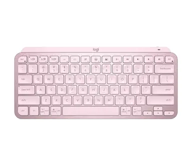 Logitech MX Keys Mini Minimalist Wireless Illuminated Keyboard - Rose - US, image 6
