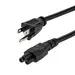 StarTech.com 6 ft Laptop Power Cord NEMA 5-15P to IEC C5 AC Power Cord for Most Notebooks PO, image 5