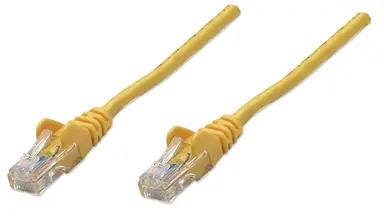 Intellinet 25 FT Yellow Cat5e Snagless Patch Cable