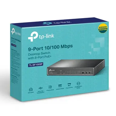 Omada Networks by TP Link 9-Port 10/100MBPS Desktop Switch with 8, image 8