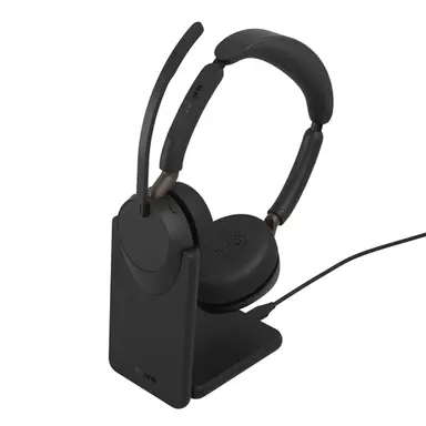 Jabra EVOLVE3 65 Stereo, Link 390A, UC, Stand, image 3