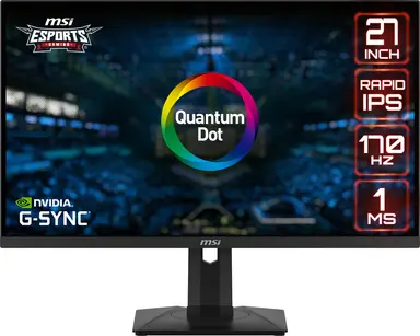 MSI Computer G274QPF-QD 27IN Ips Monitor Wqhd 1MS