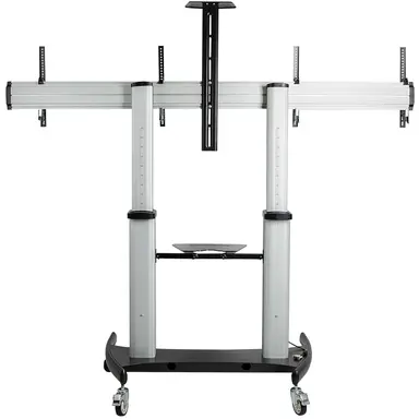 STARTECH.COM Heavy Duty Dual Screen Rolling TV Stand for 37-60IN VESA Displays (110LB/EACH), image 8